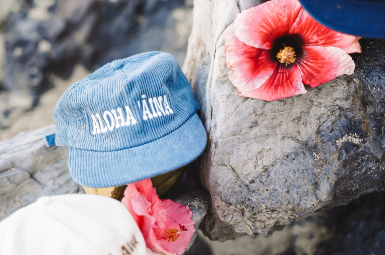 aloha-aina-corduroy-flat-bill-hat-hawaii