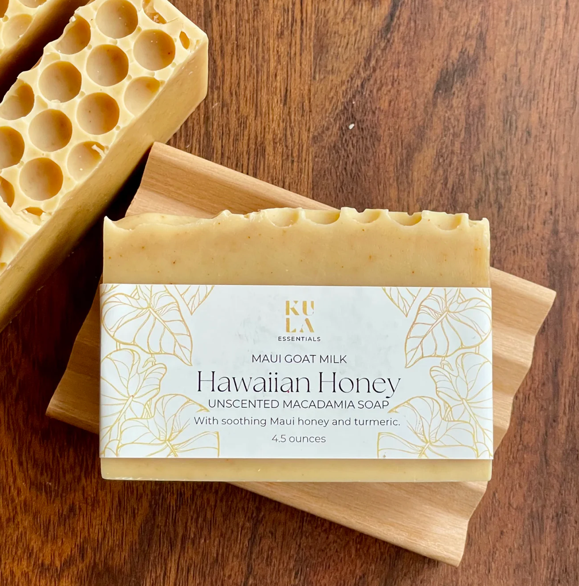 Kula Essentials goat milk soap – handmade in Maui for sensitive skin