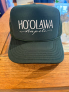 Maui trucker hat — Hoʻolawa Napili logo Hawaii snapback beach hat