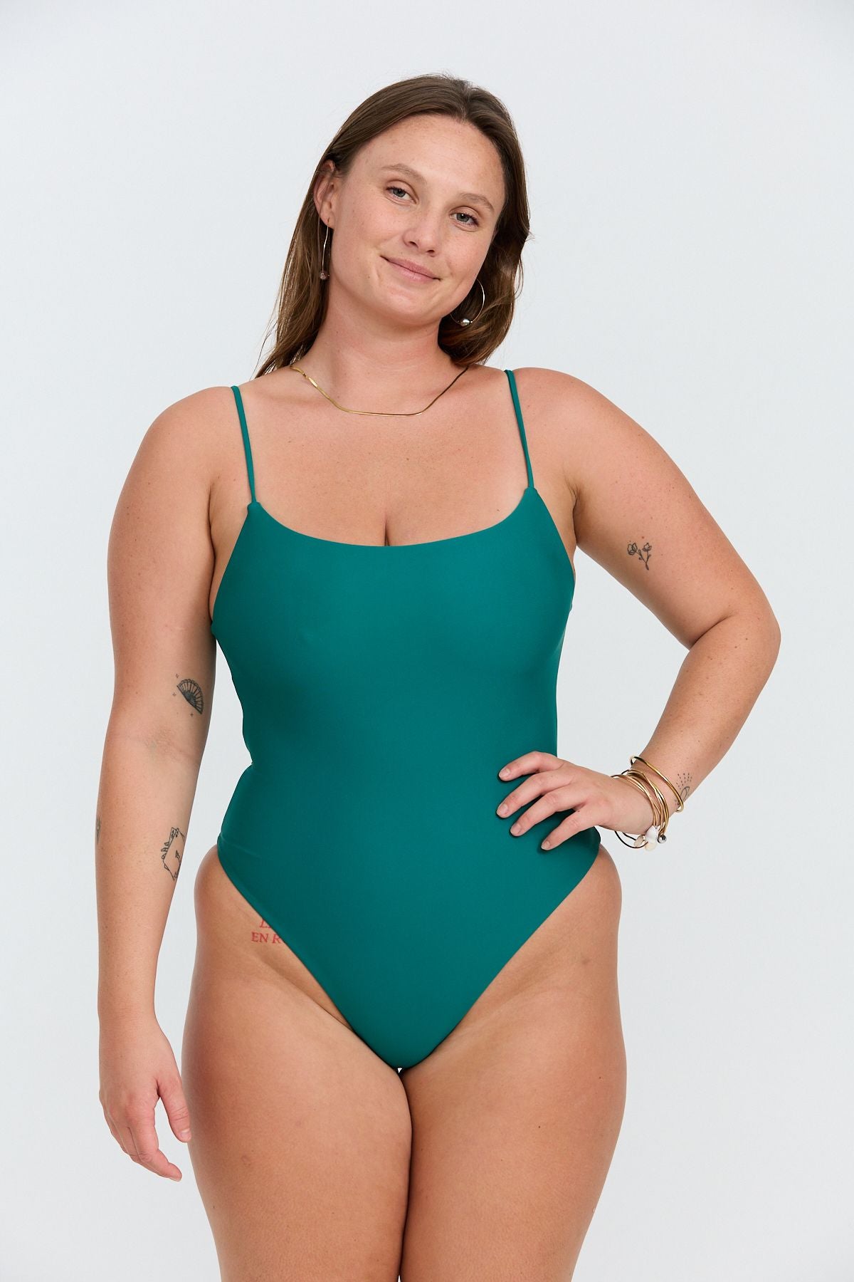 Mekena One Piece Swimsuit – adjustable straps, scoop back, Benoa Swim-inspired Hawaiʻi design