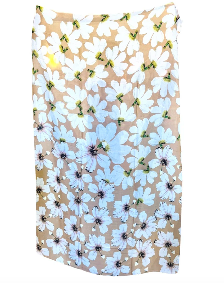 Hawaiian Pareo with original Maui artwork by Jaclynn Sabado-Eitel