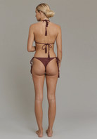 Detail of adjustable straps on Cannons Top in recycled fabric