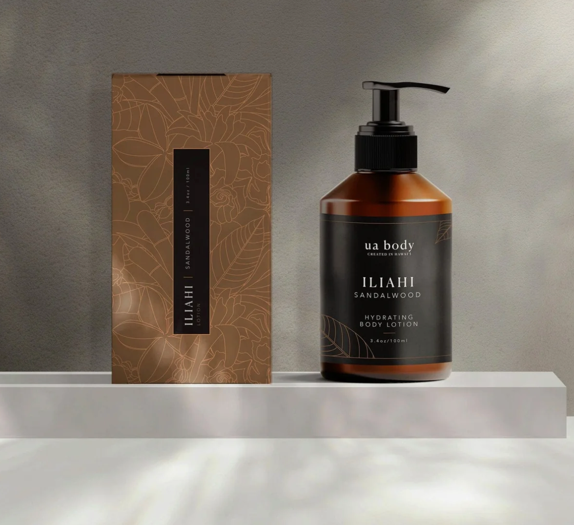 UA Body Royal Hawaiian Sandalwood Lotion – natural Hawaiian moisturizer with kukui and coconut oil