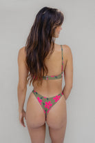 Lokahi Maile v-cut bikini bottom – cheeky eco rib swimwear designed in Hawaiʻi