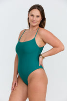 Mekena One Piece Swimsuit – adjustable straps, scoop back, Benoa Swim-inspired Hawaiʻi design