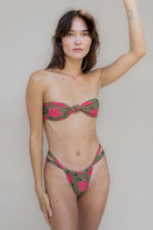 Lokahi cheeky scrunch bikini bottom – recycled nylon swimwear, Hawaiʻi-designed