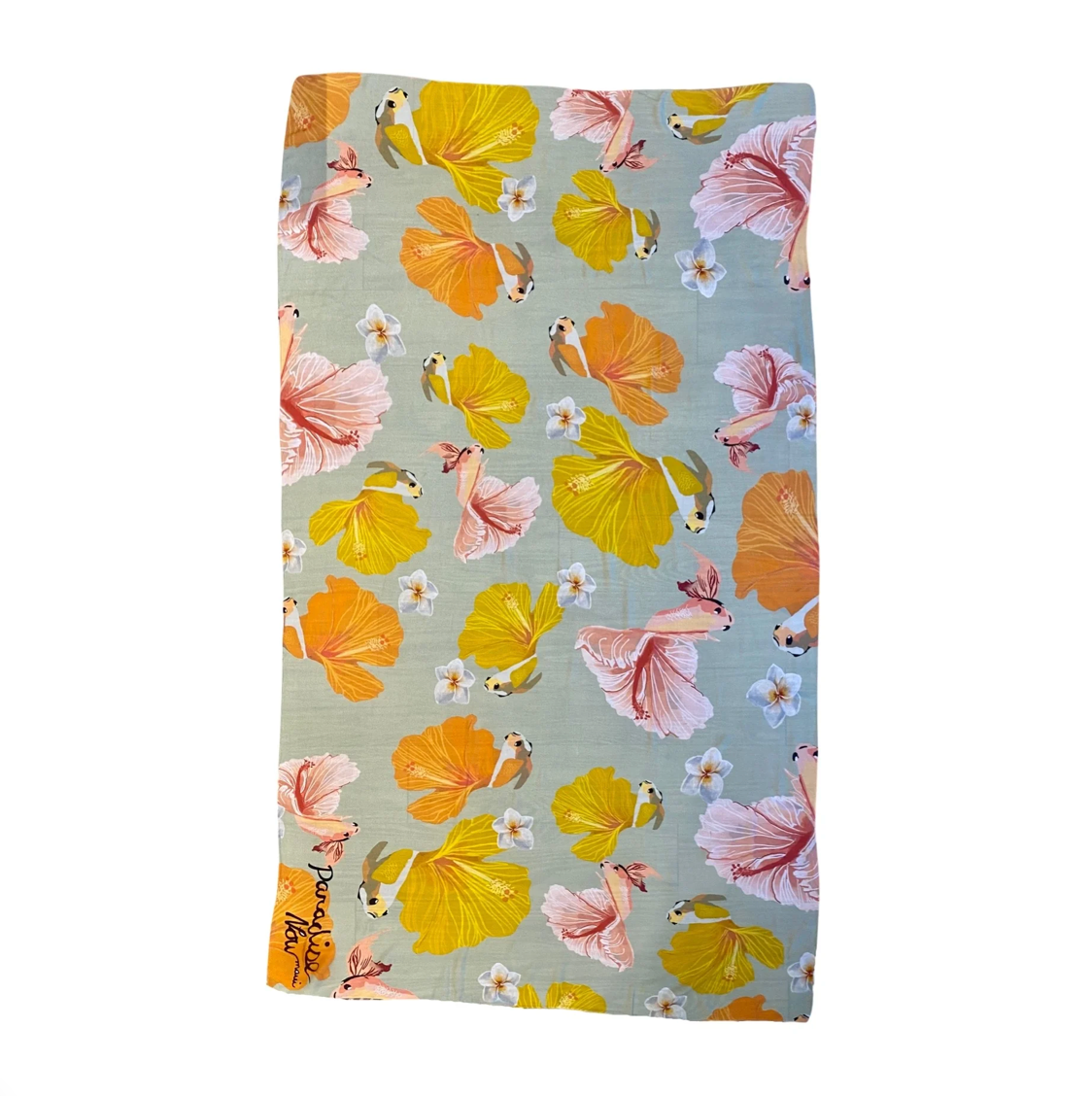 Hawaiian Pareo with original Maui artwork by Jaclynn Sabado-Eitel