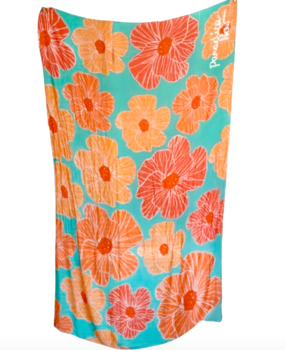 Hawaiian Pareo with original Maui artwork by Jaclynn Sabado-Eitel