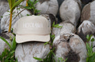 Low-profile trucker hat — Hoʻolawa Maui Napili logo snapback