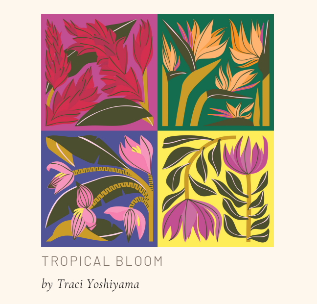 native hawaiian flower tropical flower puzzle