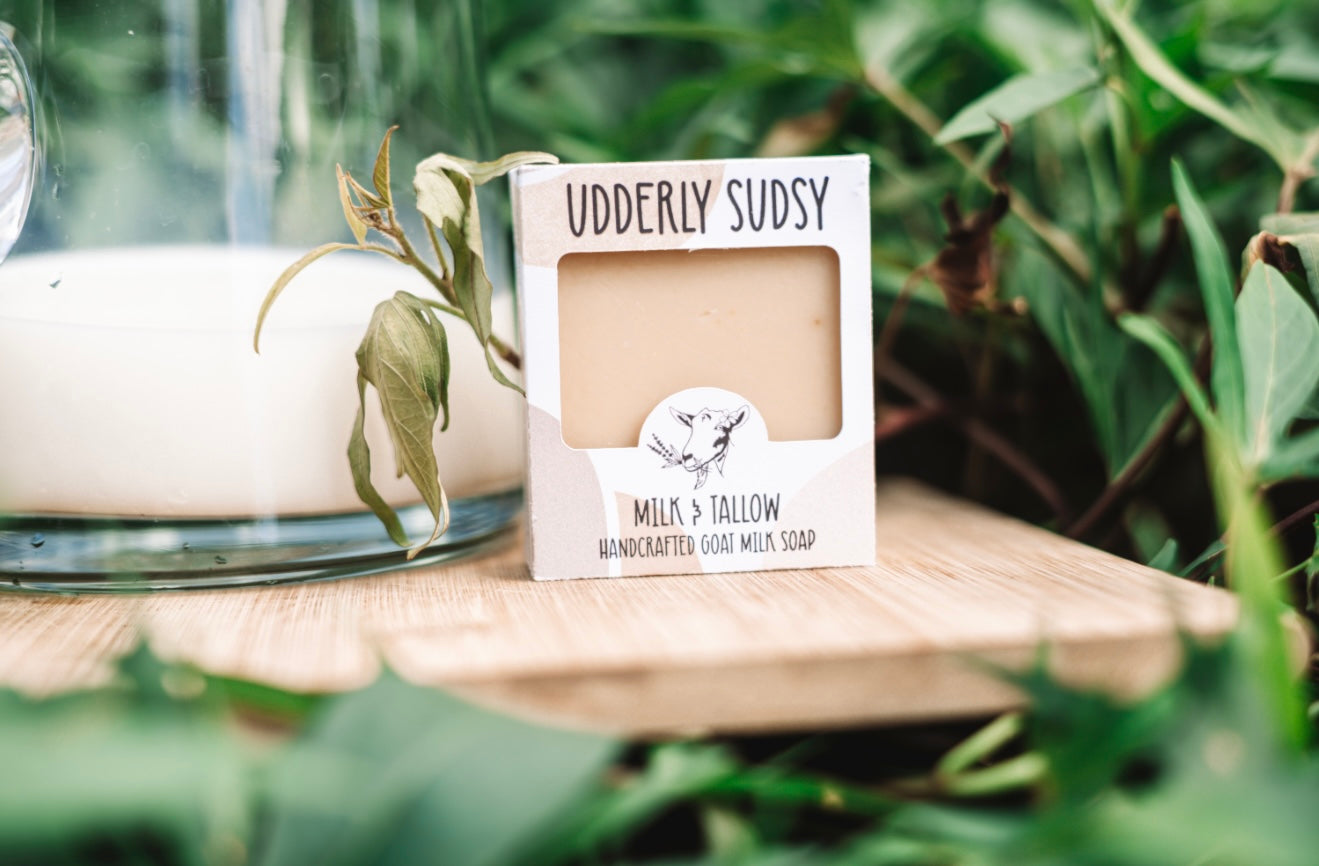 goats milk soap made on maui milk and tallow